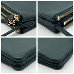 Celine Trio Small Shoulder Bag Leather Green — view 6