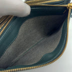 Celine Trio Small Shoulder Bag Leather Green — view 9