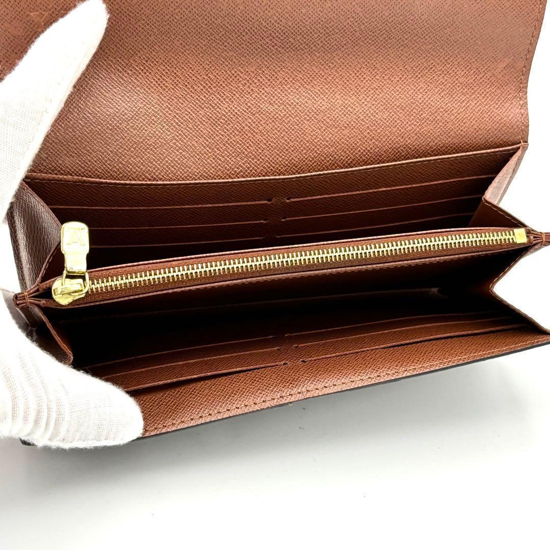 Louis Vuitton Monogram Portefeuille Sarah Brown Wallet — view 4