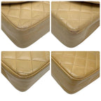 Chanel Quilted Lambskin Chain Shoulder Bag CC Logo — view 6