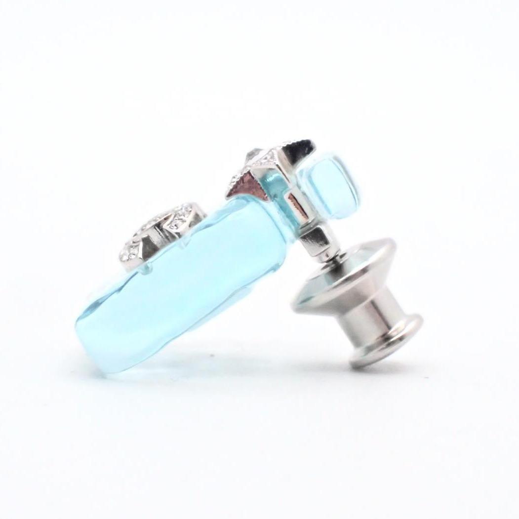 Chanel CC Logo Brooch Perfume Bottle Star Comet — view 3
