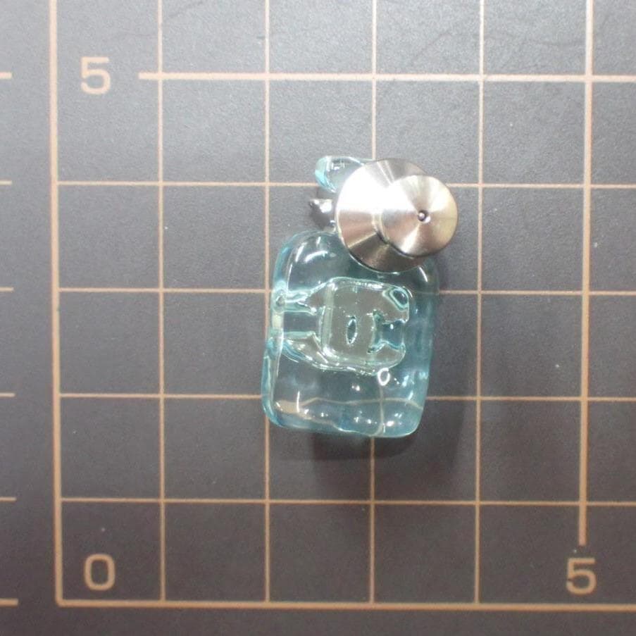 Chanel CC Logo Brooch Perfume Bottle Star Comet — view 5