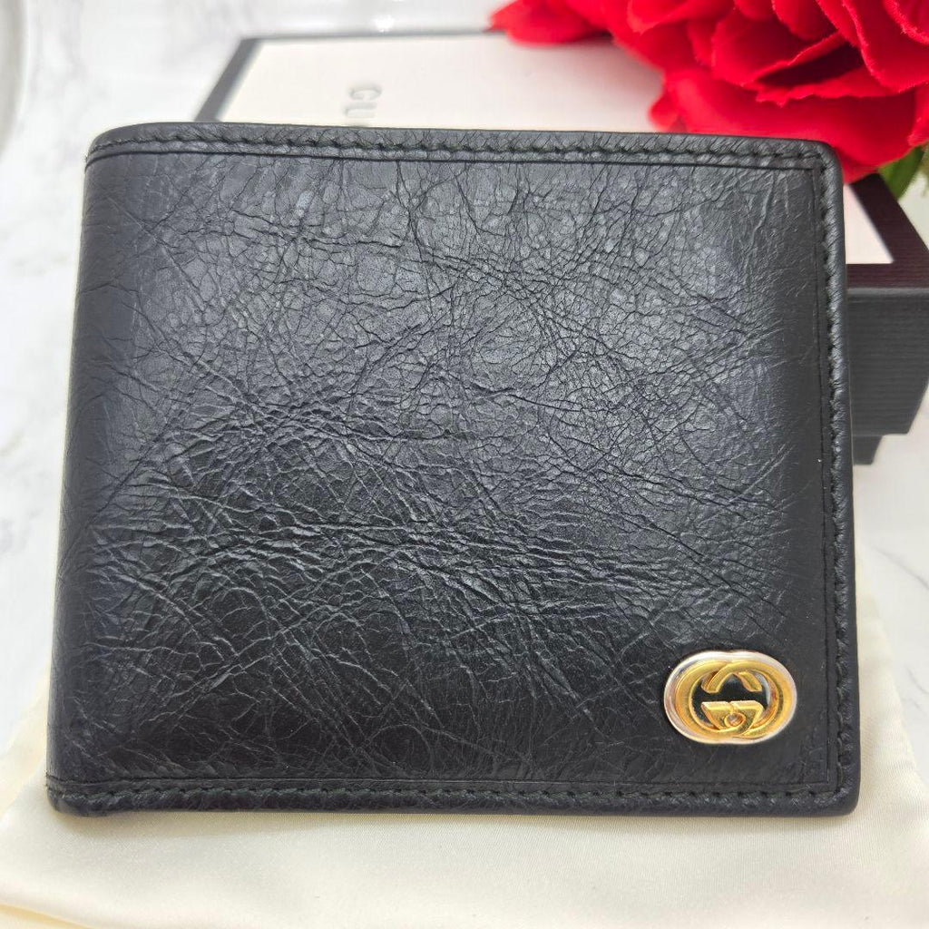 Gucci Wallet Interlocking Black
