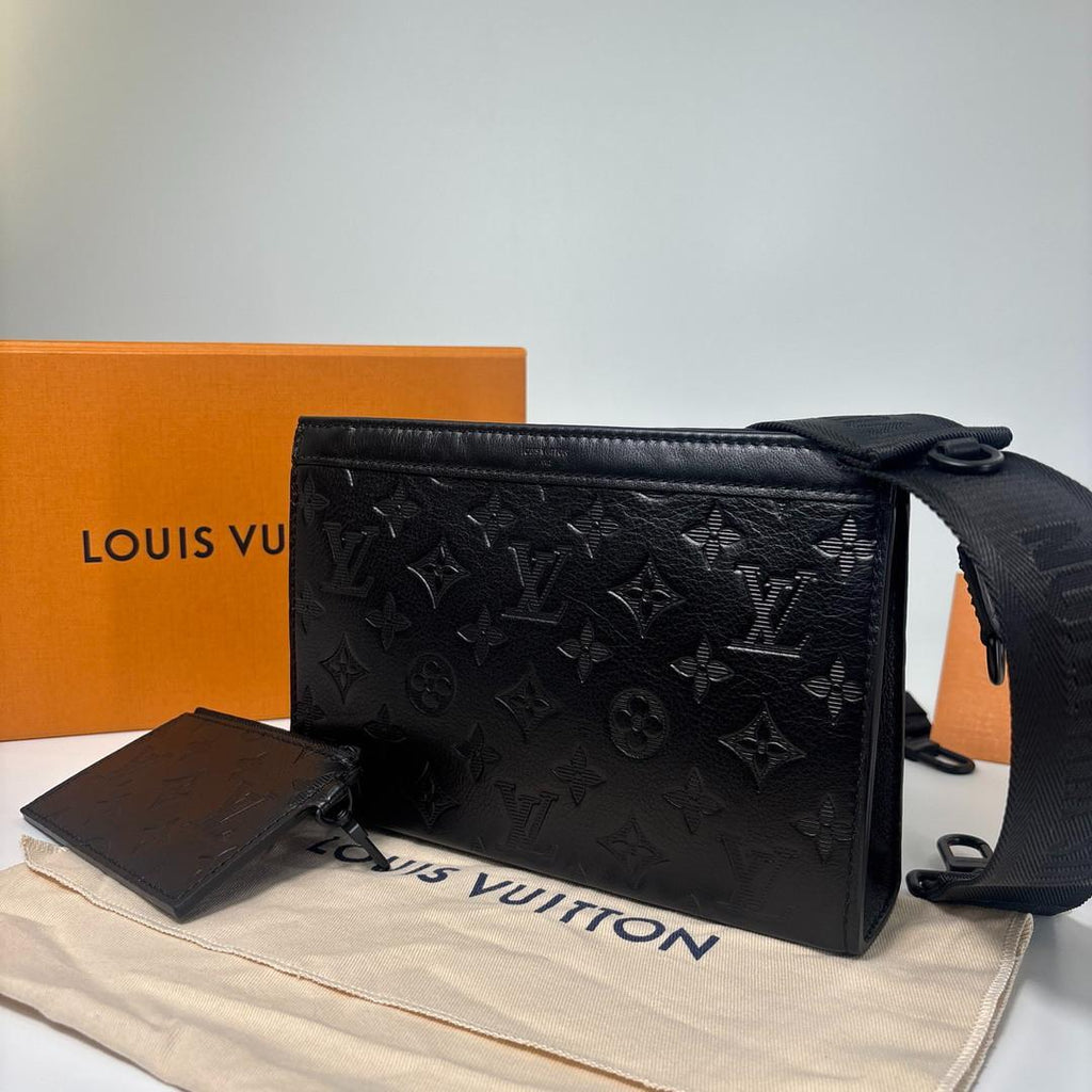 Louis Vuitton Monogram Shadow Gaston Shoulder Bag — view 2