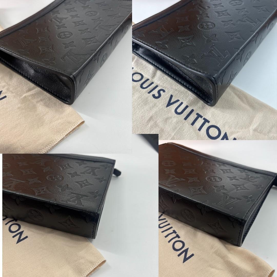 Louis Vuitton Monogram Shadow Gaston Shoulder Bag — view 7