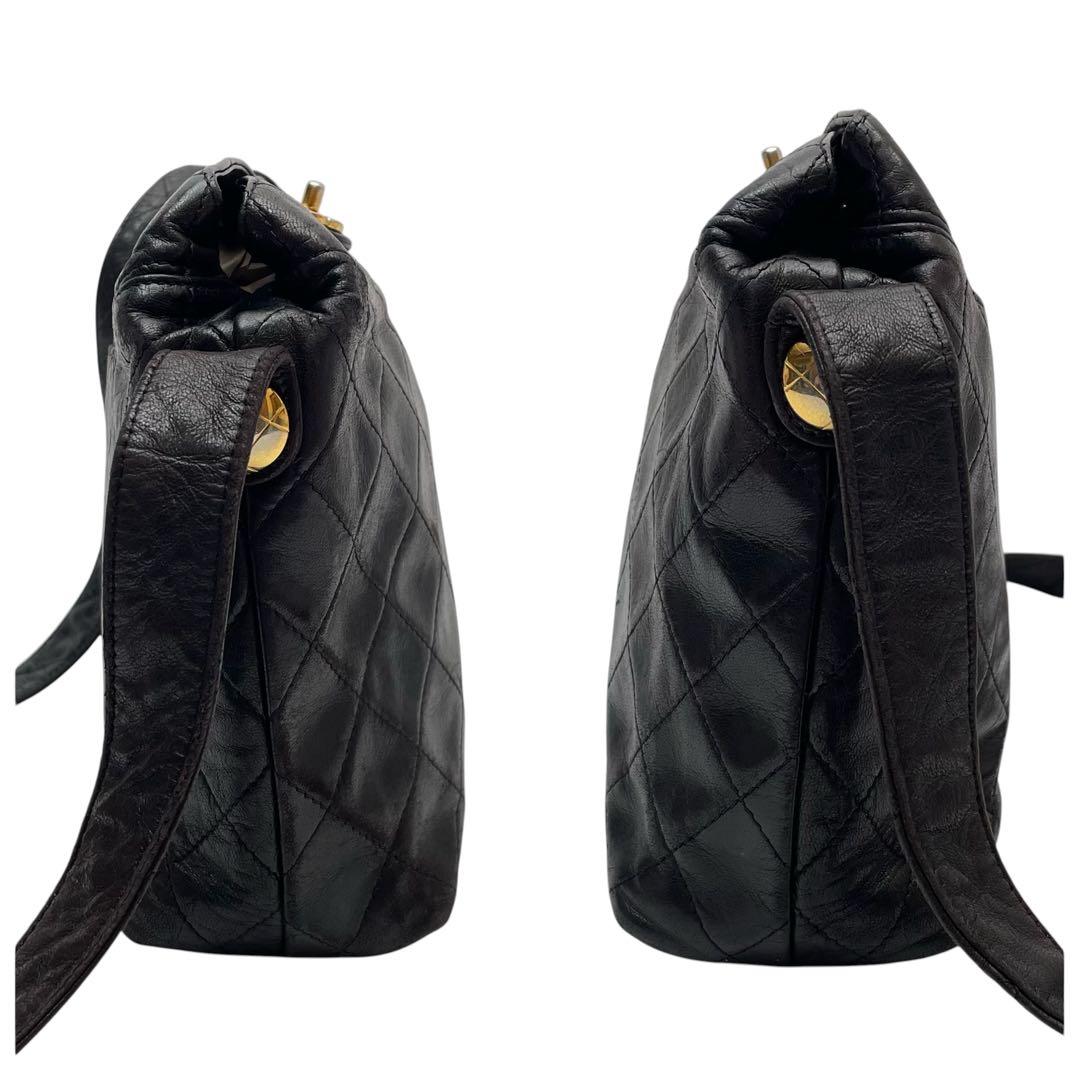 Chanel Lambskin Quilted Shoulder Bag CC Logo Turnlock — view 4
