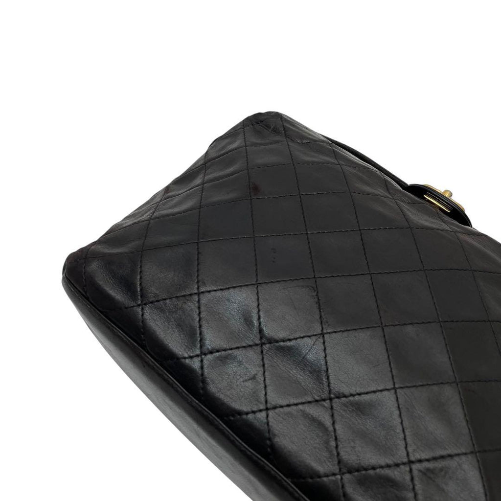 Chanel Lambskin Quilted Shoulder Bag CC Logo Turnlock — view 8