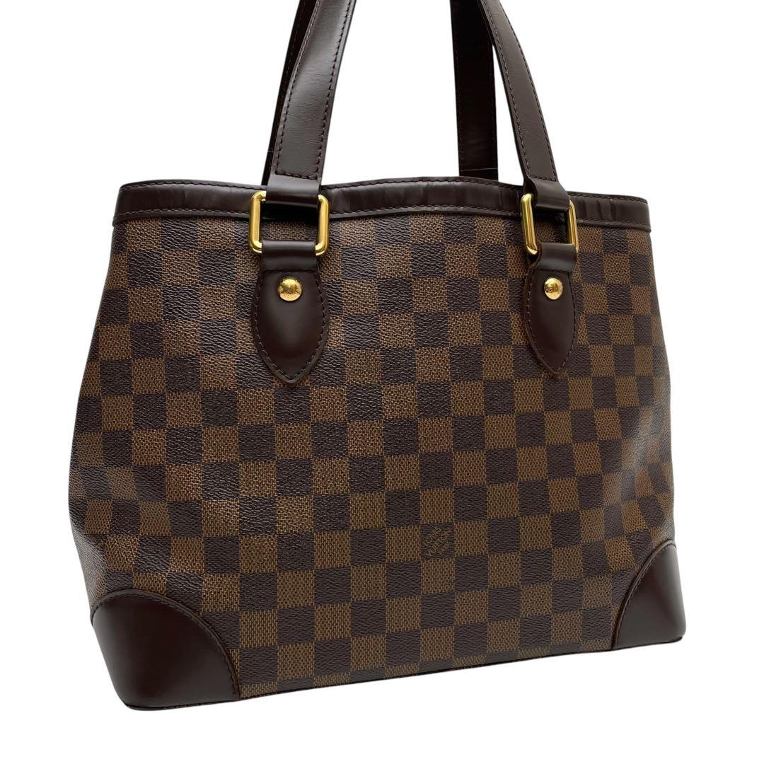 Louis Vuitton Damier Leather Hampstead PM Shoulder Tote Bag — view 2