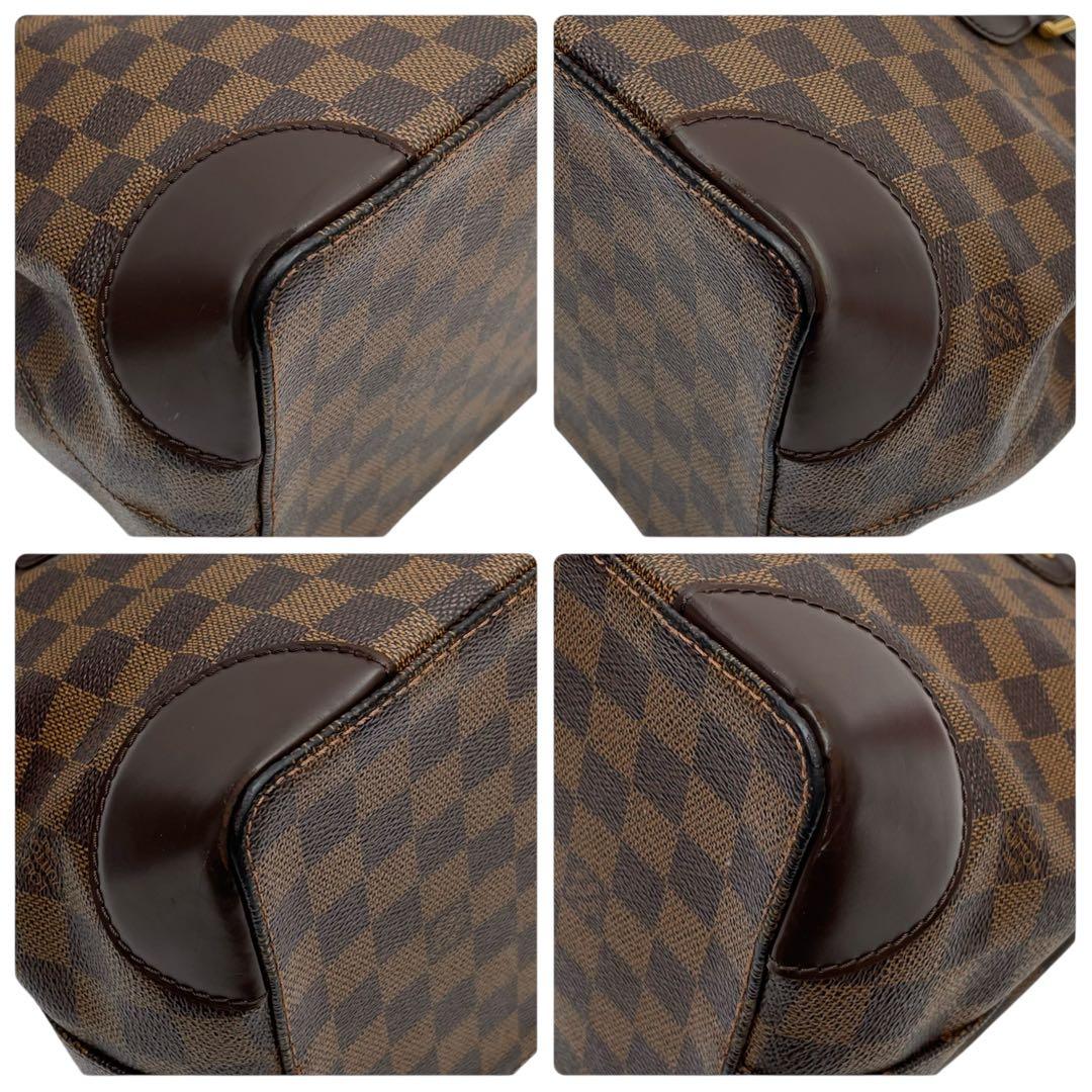 Louis Vuitton Damier Leather Hampstead PM Shoulder Tote Bag — view 5