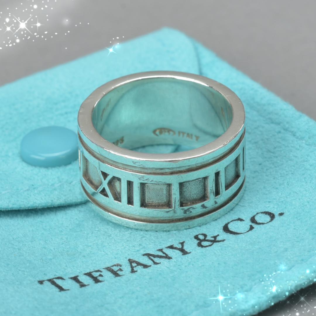 Tiffany & Co Polished Atlas Wide Ring Silver