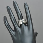 Tiffany & Co Polished Atlas Wide Ring Silver — view 2