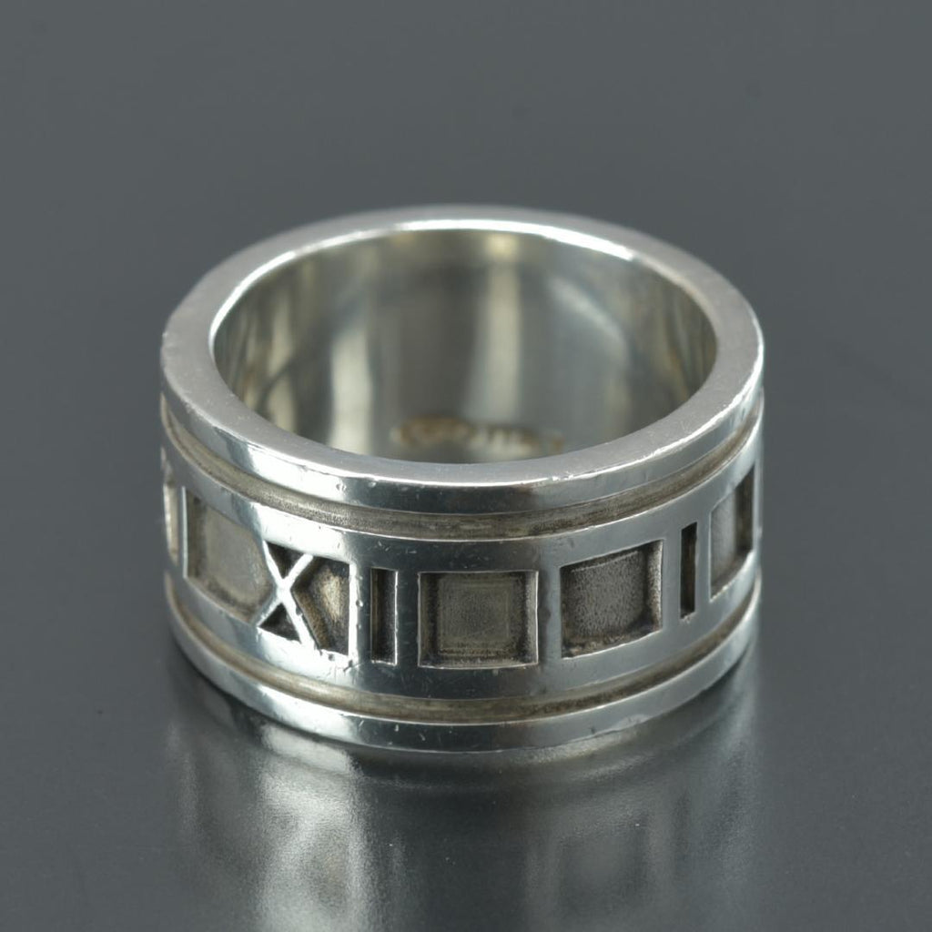 Tiffany & Co Polished Atlas Wide Ring Silver — view 3