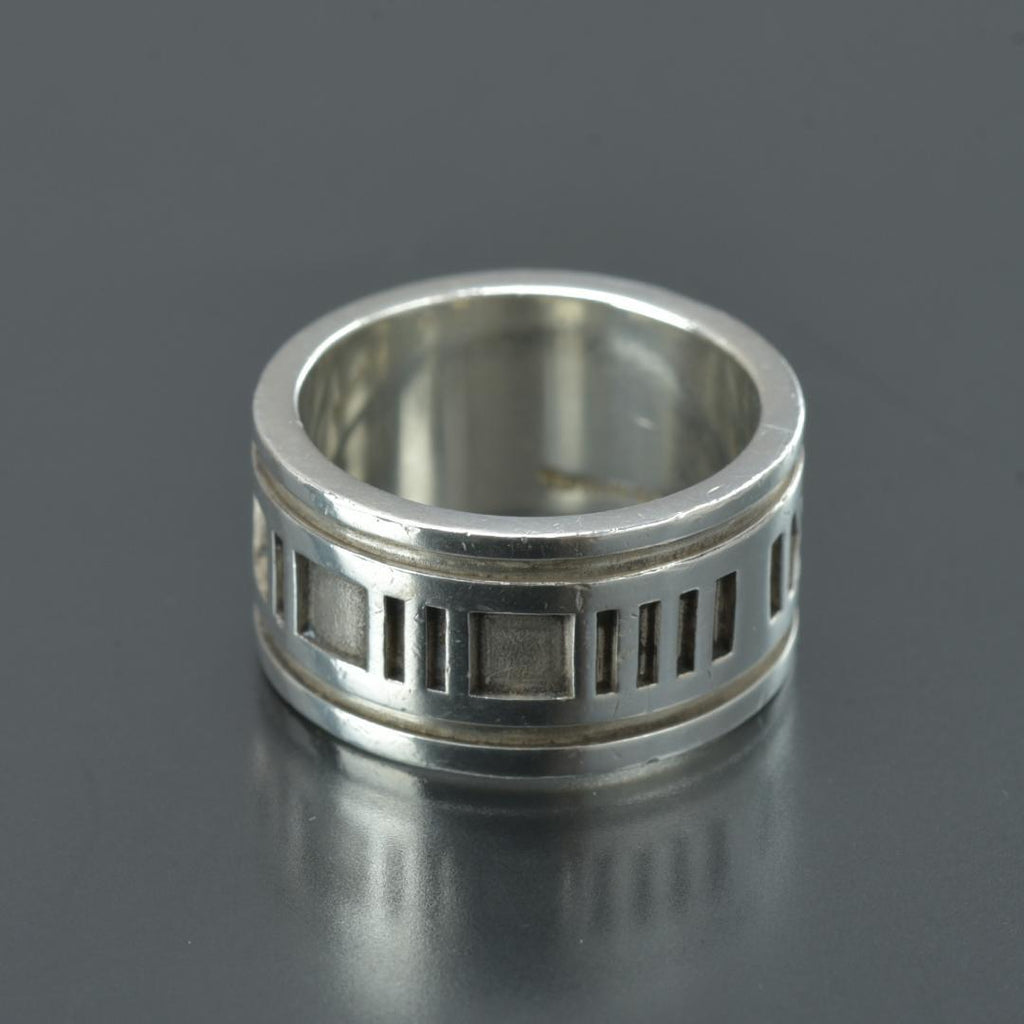Tiffany & Co Polished Atlas Wide Ring Silver — view 5