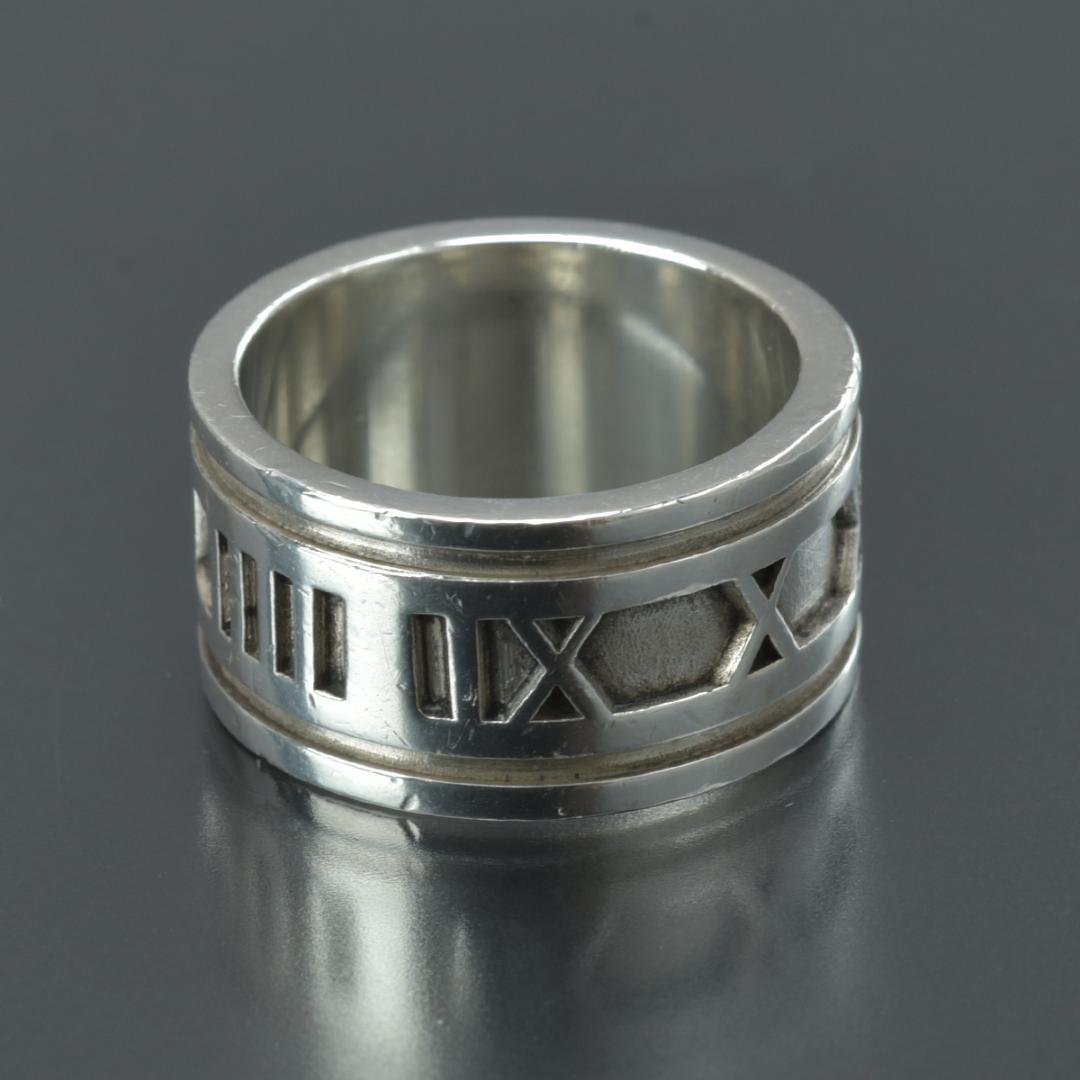 Tiffany & Co Polished Atlas Wide Ring Silver — view 6