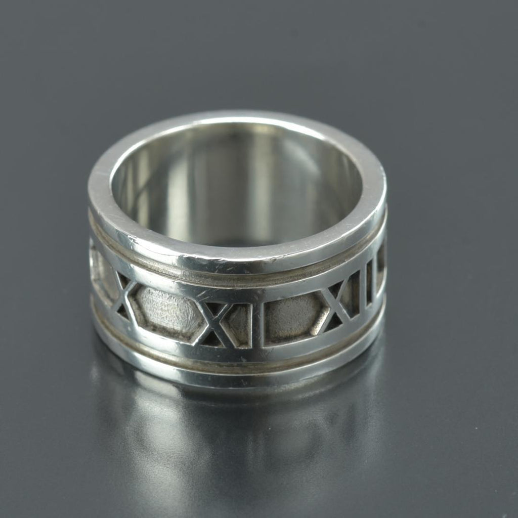 Tiffany & Co Polished Atlas Wide Ring Silver — view 7