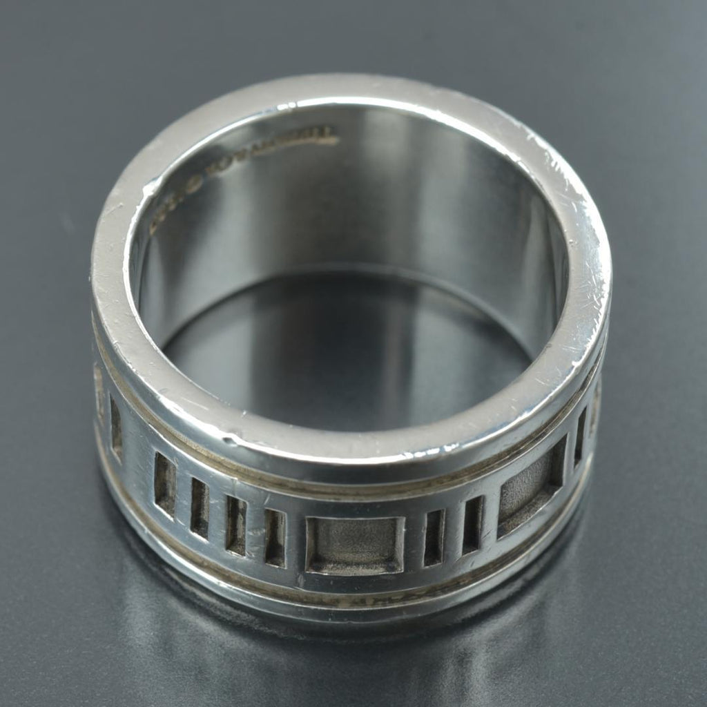 Tiffany & Co Polished Atlas Wide Ring Silver — view 8