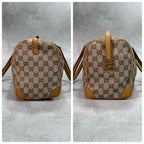 Gucci GG Sherry Line Boston Bag Beige Yellow — view 7