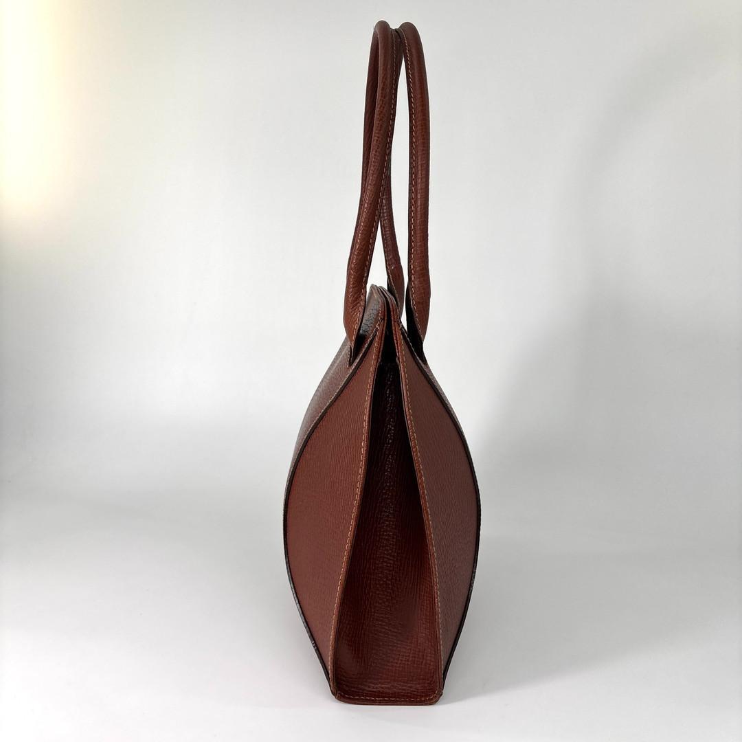 Loewe Super Anagram Tote Calf Leather Brown — view 4