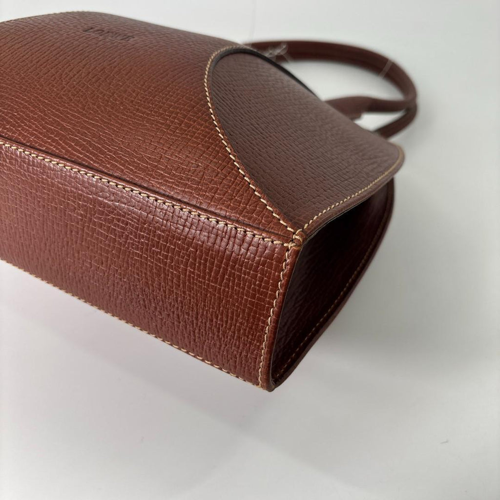 Loewe Super Anagram Tote Calf Leather Brown — view 8