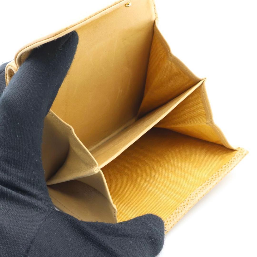Chanel Caviar Leather CC Logo W-snap Trifold Wallet — view 3