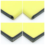 Hermes Bearn Souffle Verso Wallet Blue Yellow — view 8