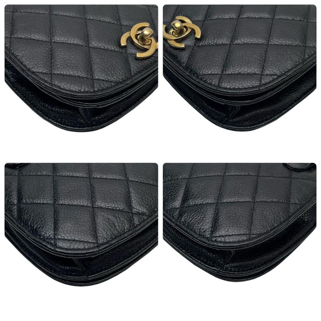 Chanel Caviar Leather Quilted Waist Belt Bag Black — view 6