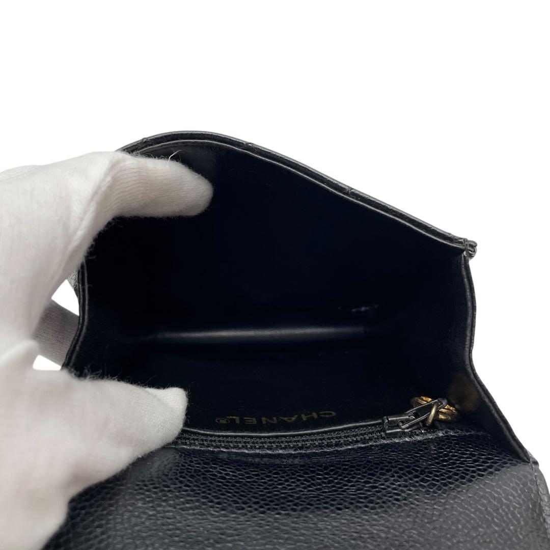 Chanel Caviar Leather Quilted Waist Belt Bag Black — view 8