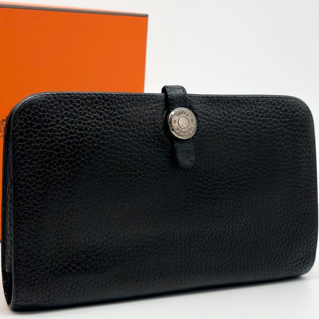 Hermes Dogon GM Duo Taurillon Clemence Bifold Wallet