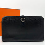 Hermes Dogon GM Duo Taurillon Clemence Bifold Wallet — view 2