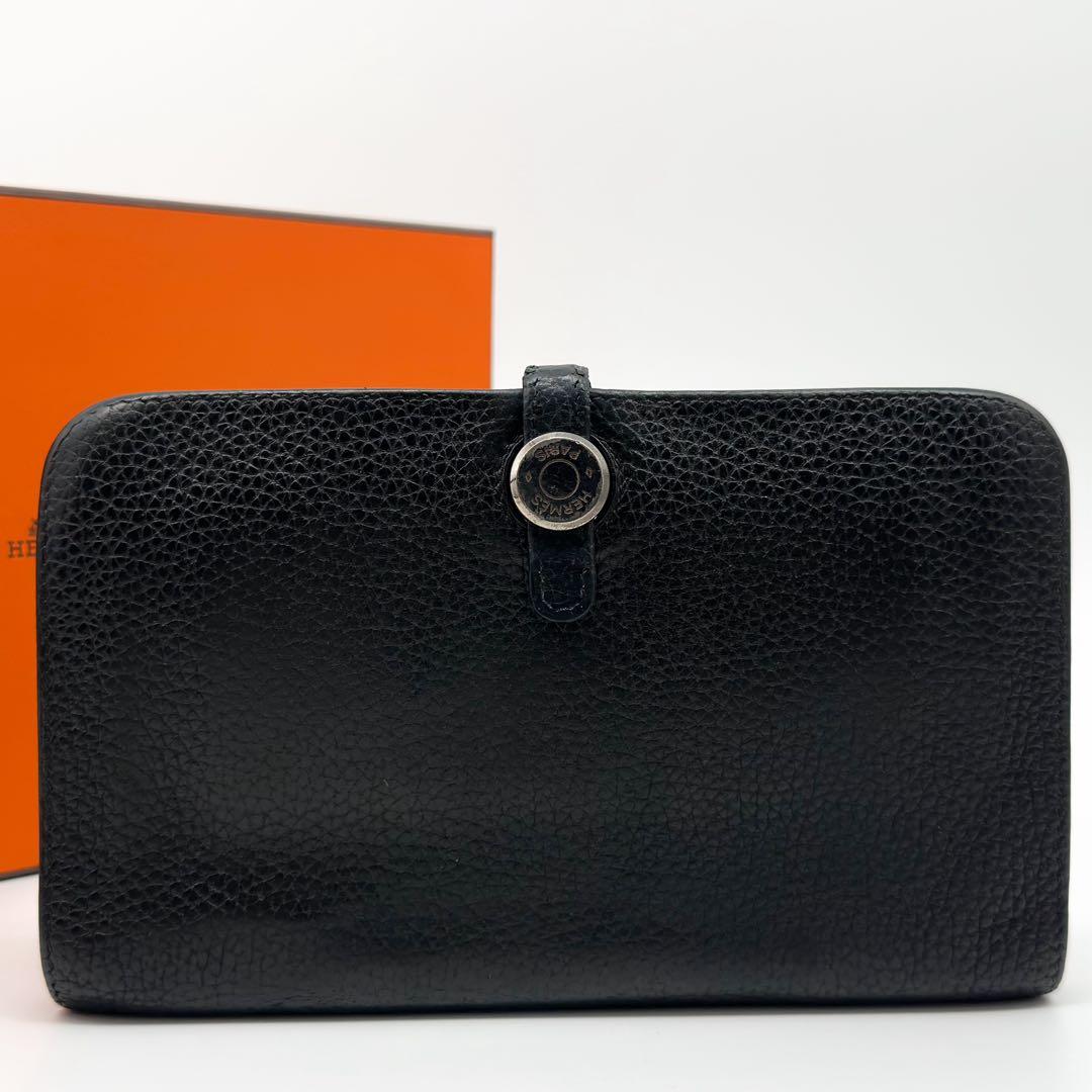 Hermes Dogon GM Duo Taurillon Clemence Bifold Wallet — view 2