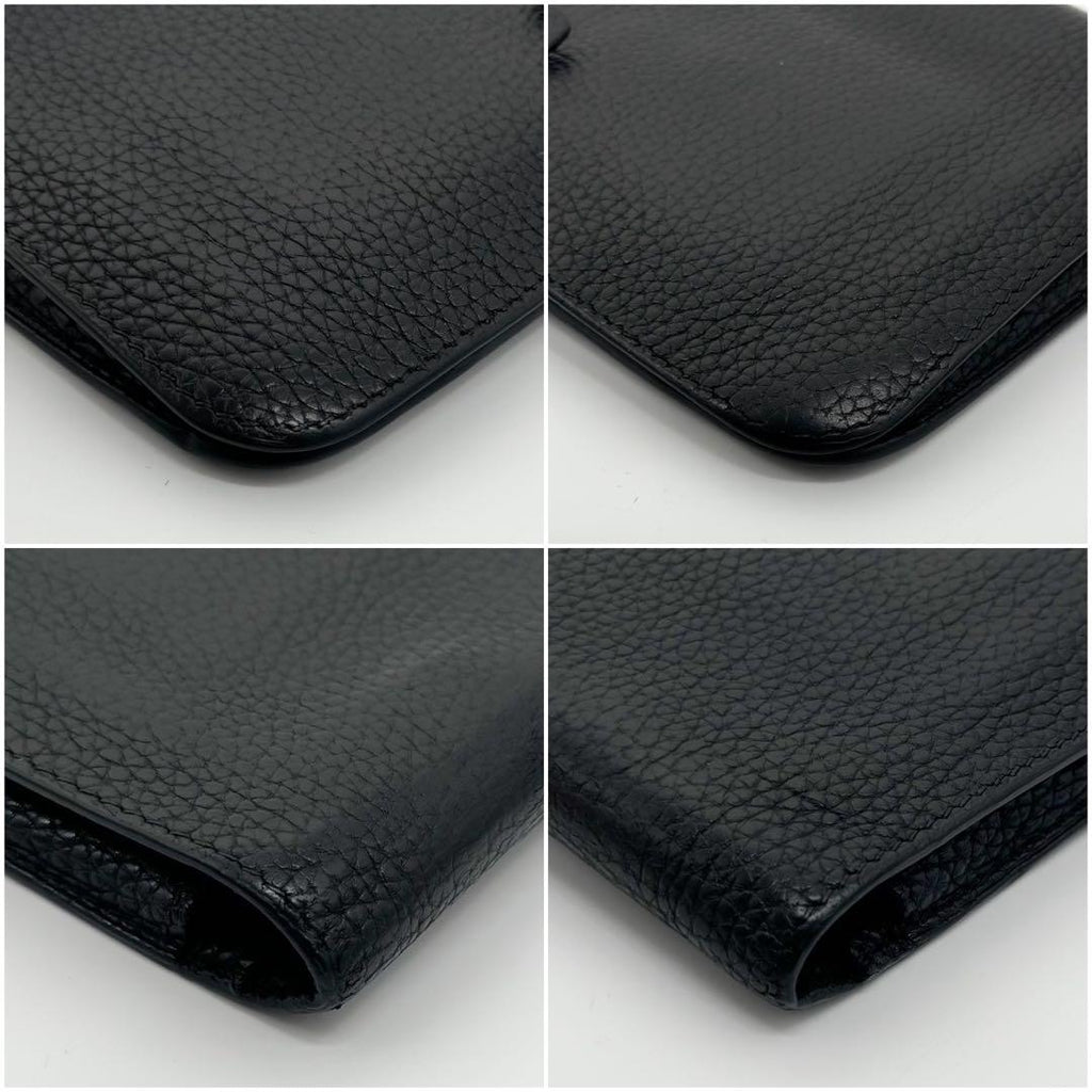 Hermes Dogon GM Duo Taurillon Clemence Bifold Wallet — view 5