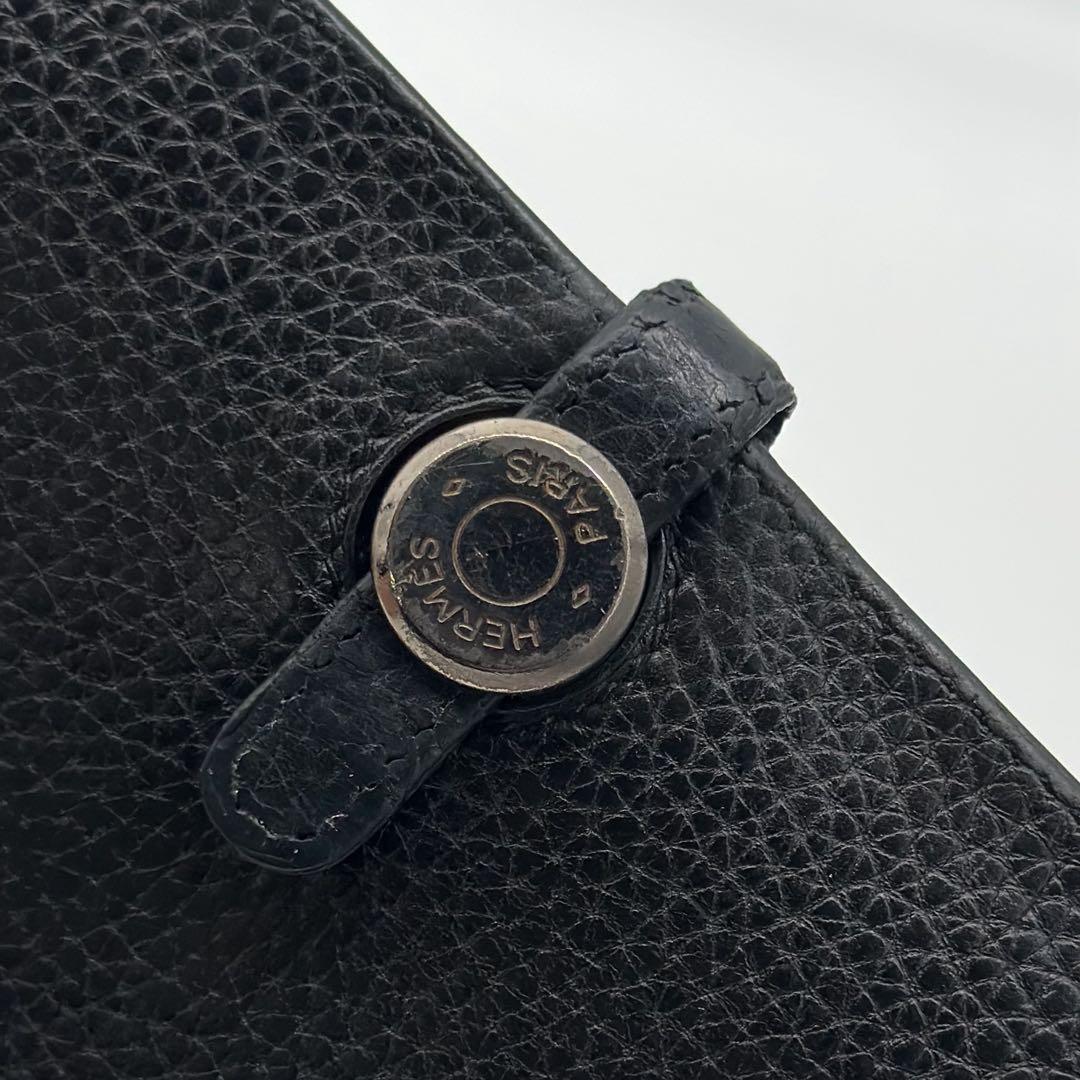 Hermes Dogon GM Duo Taurillon Clemence Bifold Wallet — view 6