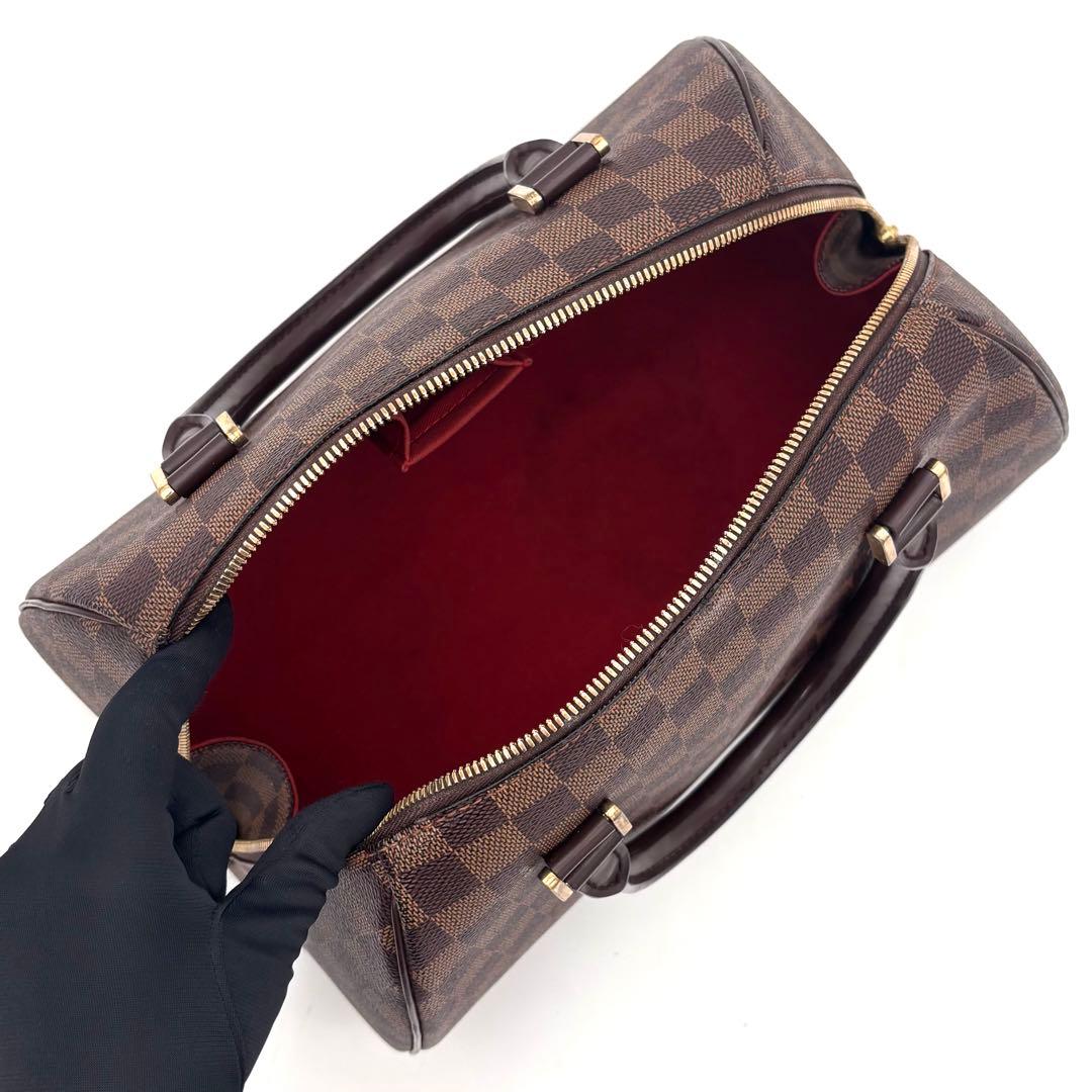 Louis Vuitton Damier Ebene Riviera MM Handbag Tote Brown — view 3