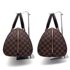 Louis Vuitton Damier Ebene Riviera MM Handbag Tote Brown — view 4