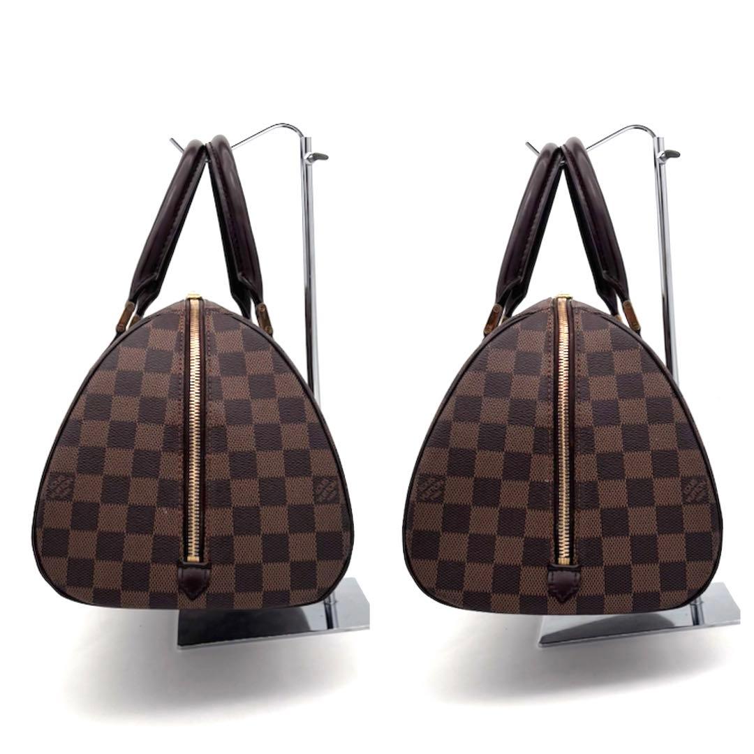 Louis Vuitton Damier Ebene Riviera MM Handbag Tote Brown — view 4