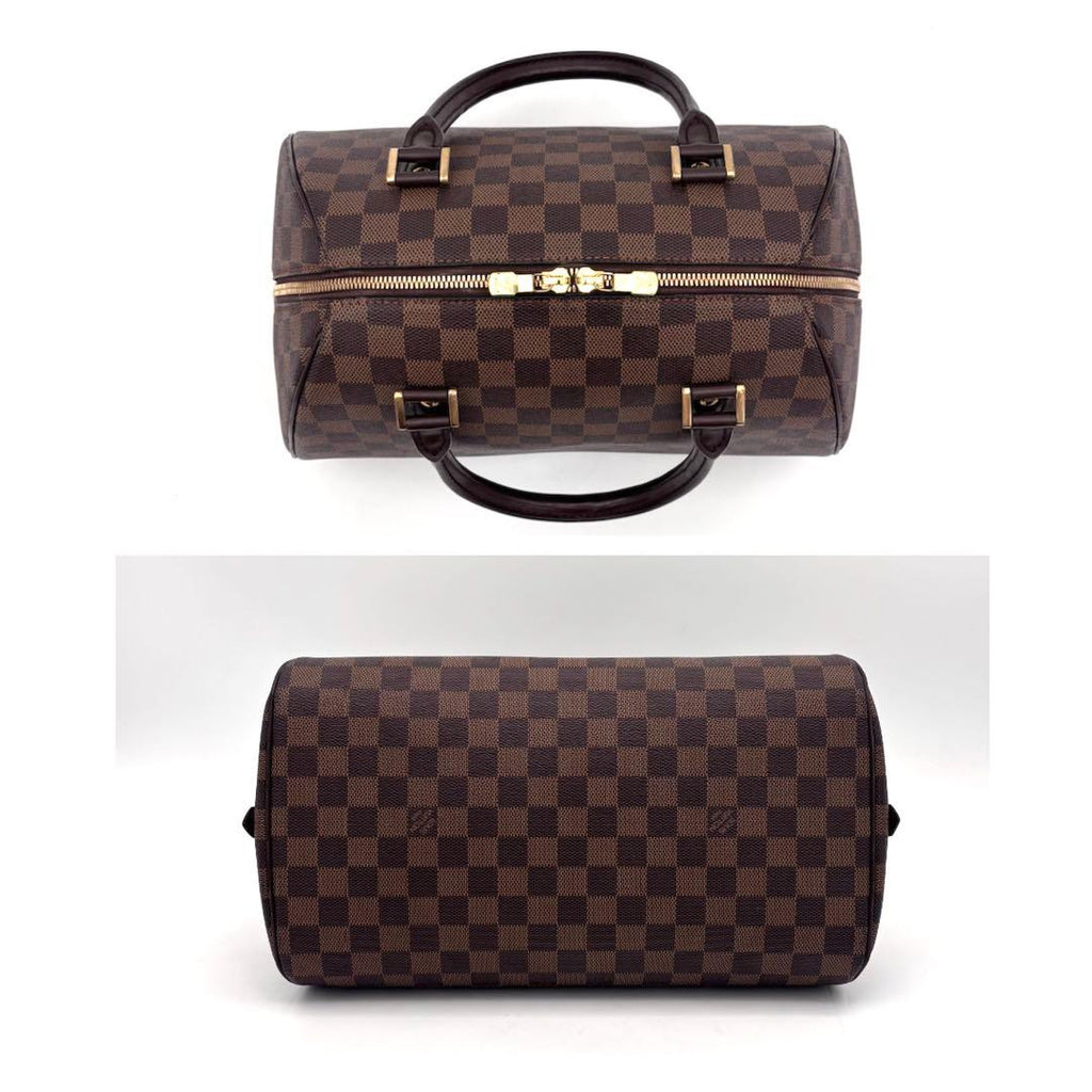 Louis Vuitton Damier Ebene Riviera MM Handbag Tote Brown — view 5