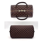 Louis Vuitton Damier Ebene Riviera MM Handbag Tote Brown — view 5