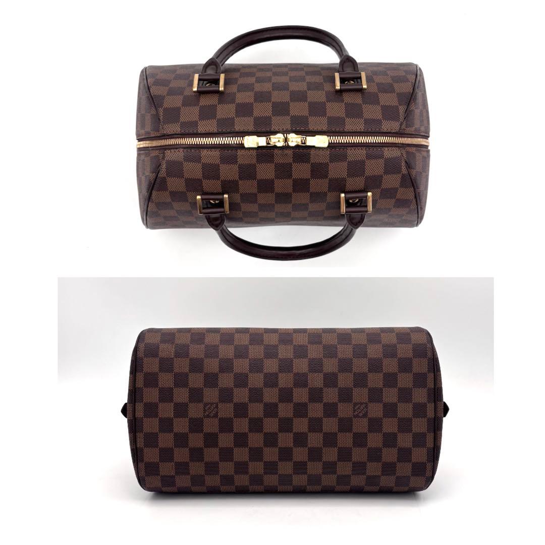 Louis Vuitton Damier Ebene Riviera MM Handbag Tote Brown — view 5