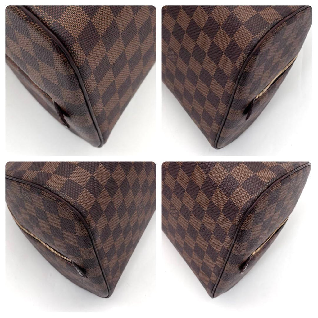Louis Vuitton Damier Ebene Riviera MM Handbag Tote Brown — view 6