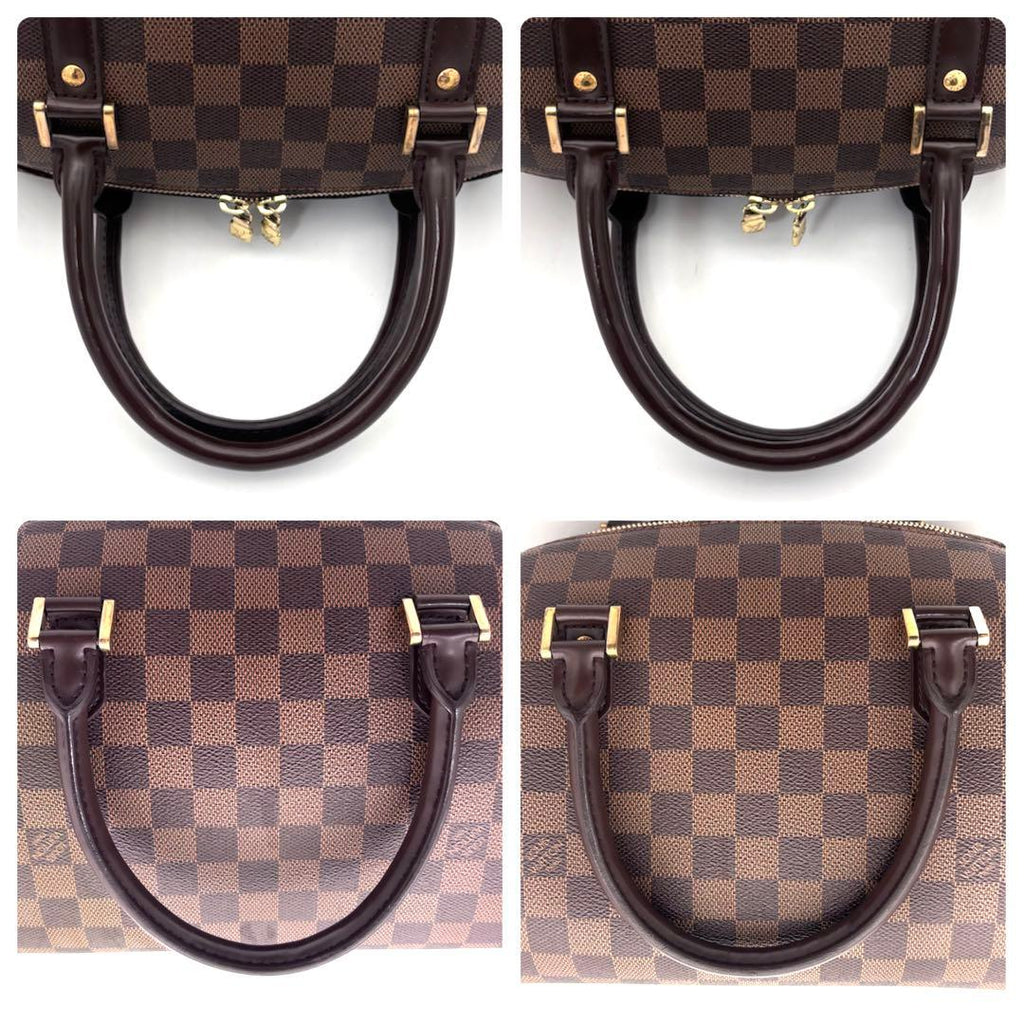 Louis Vuitton Damier Ebene Riviera MM Handbag Tote Brown — view 7