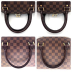 Louis Vuitton Damier Ebene Riviera MM Handbag Tote Brown — view 7