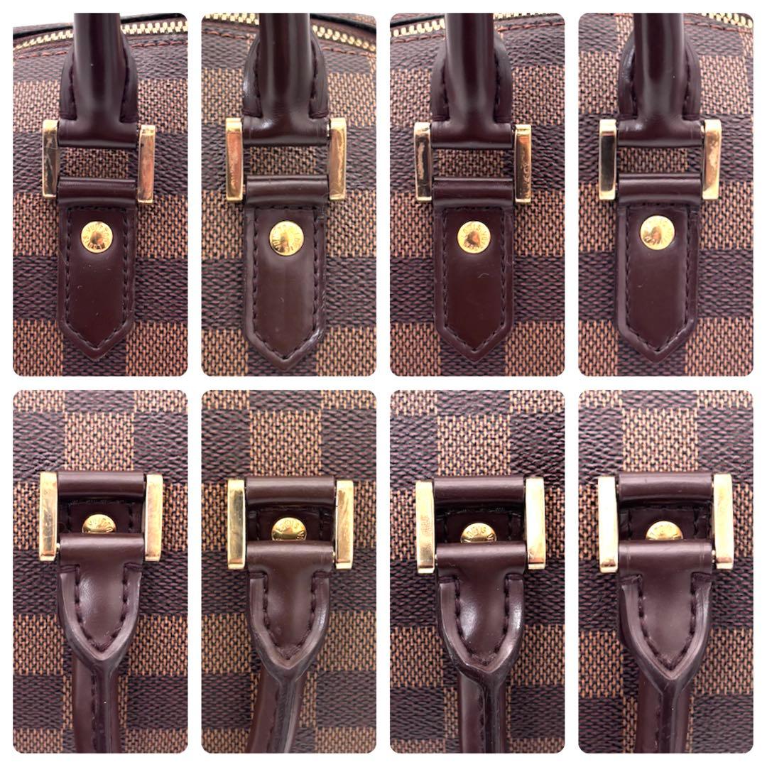 Louis Vuitton Damier Ebene Riviera MM Handbag Tote Brown — view 8