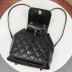 Chanel Quilted Caviar Leather Chain Backpack — view 6