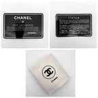 Chanel CC Logo Lambskin Drawstring Shoulder Bag Beige Flesh — view 8