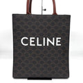 Celine Small Vertical Cabas Triomphe Canvas Tote Bag