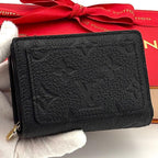 Louis Vuitton Wallet Empreinte Portefeuille Clair Black