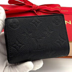 Louis Vuitton Wallet Empreinte Portefeuille Clair Black — view 2