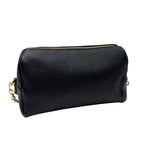 Prada Vitello Leather Chain Shoulder Bag Black