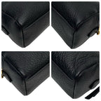 Prada Vitello Leather Chain Shoulder Bag Black