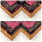 Louis Vuitton Monogram Portefeuille Juliette Bifold Wallet Brown — view 7
